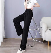 Ice Silk Wide Leg Pants