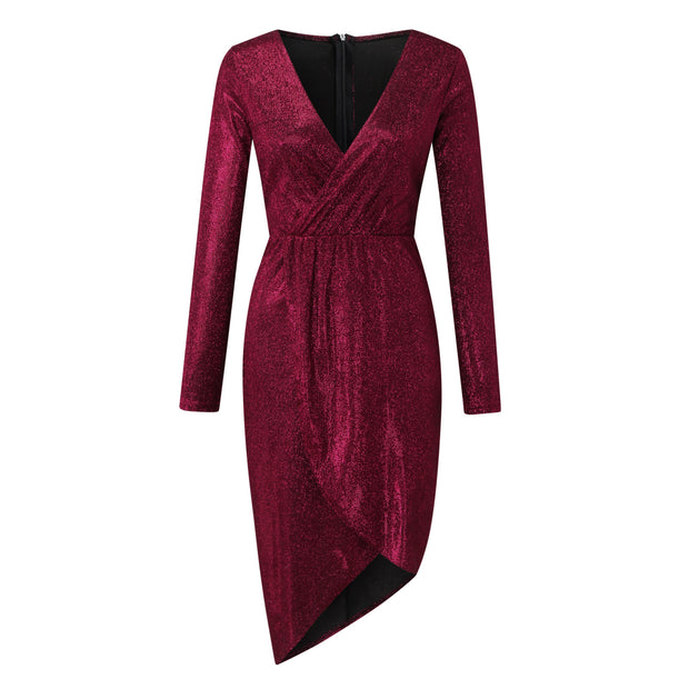 Elegant Sequin Evening Dress